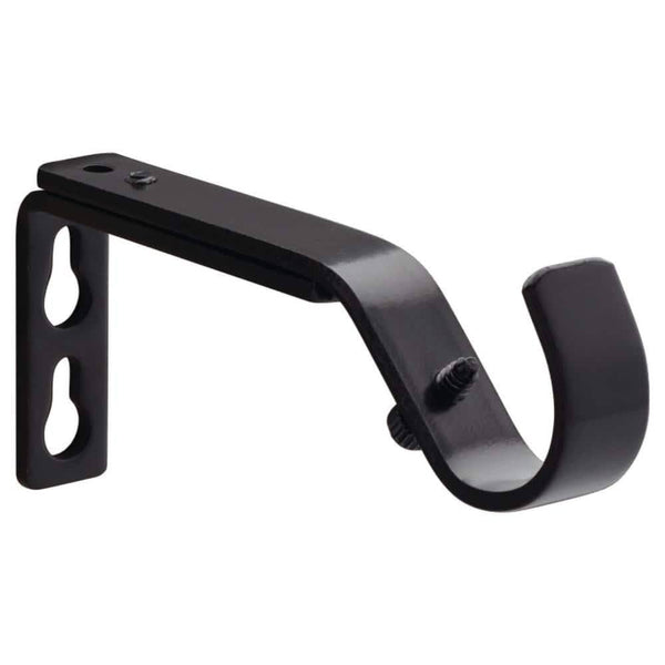 Home Decorators Collection Mix and Match 1 in. Single Curtain Rod Bracket in Oil Rubbed Bronze (2 - Pack)