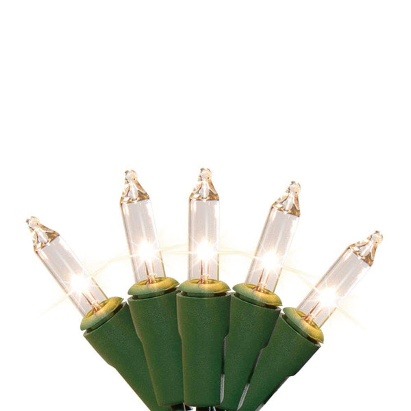 Holiday Living 100 - Count 20.62 - ft White Incandescent Plug - In Christmas String Lights - L1100137CU12