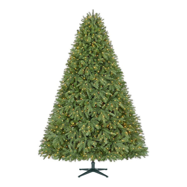 Home Accents Holiday 23PG90062 7.5 ft. Aldon Balsam Fir Pre - Lit LED Artificial Tree