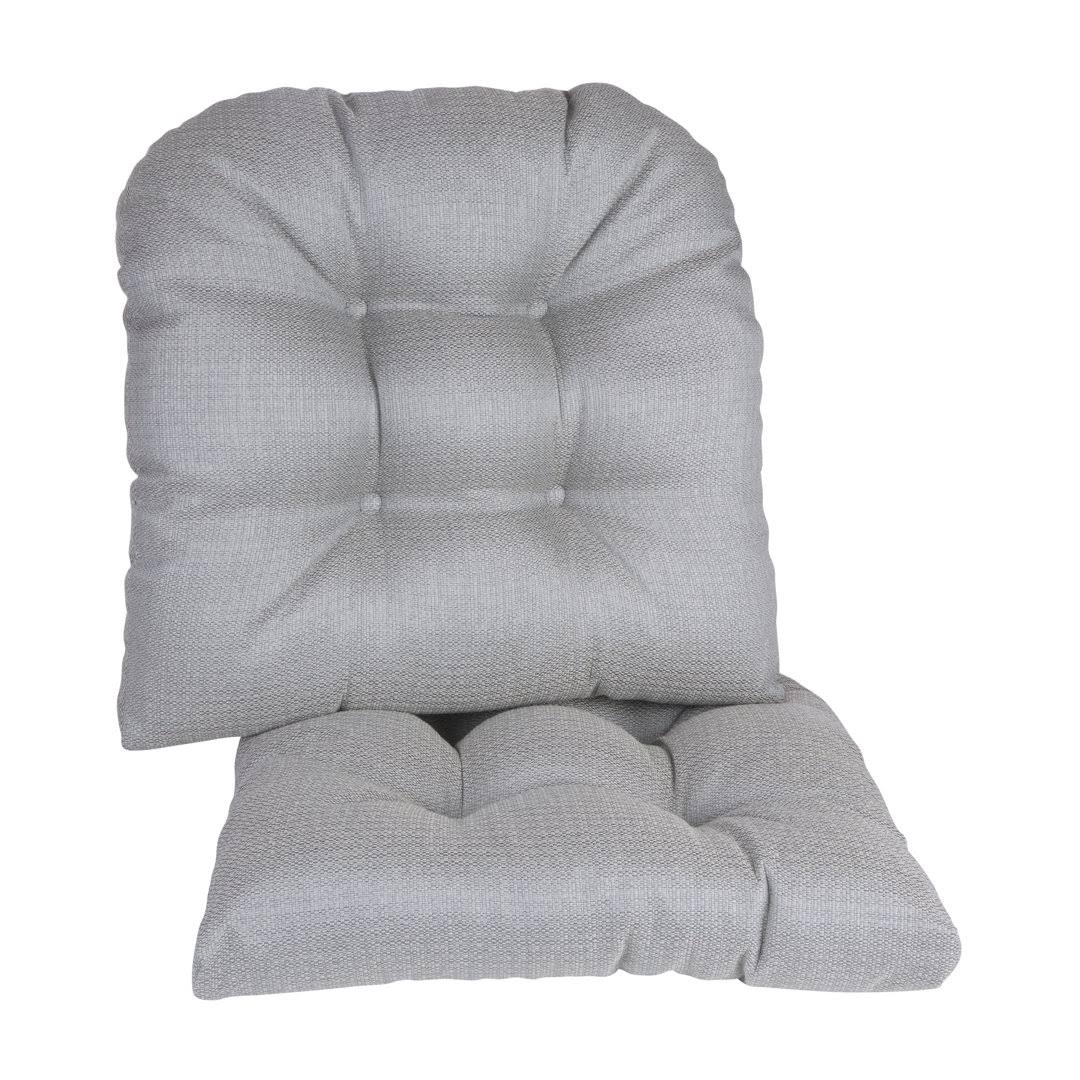 Indoor Dining Chair Cushion Andover Mills Fabric: Gray