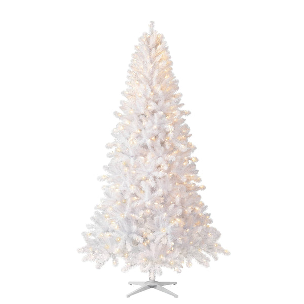 Holiday Time Prelit 400 LED Clear Lights, Duncan Fir Artificial Christmas Tree, 7'