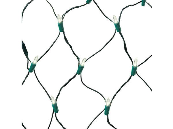 GE Staybright 150 6 - ft x 4 - ft Constant Clear Christmas Net Lights