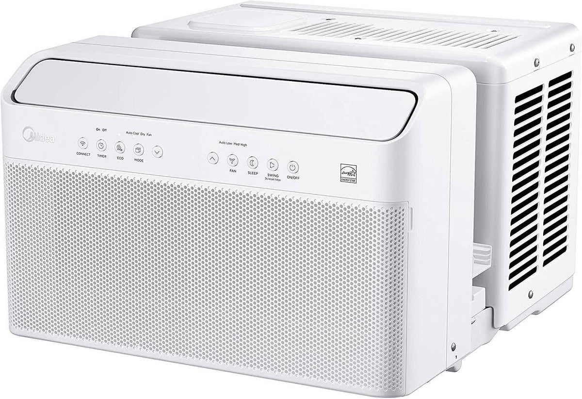 Midea 12, 000 BTU U - Shaped Smart Inverter Window Air Conditioner