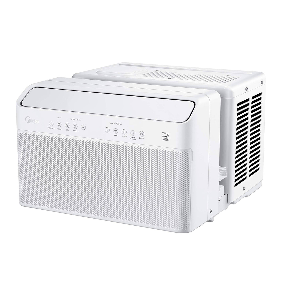 Midea 8, 000 BTU U - Shaped Smart Inverter Window Air Conditioner