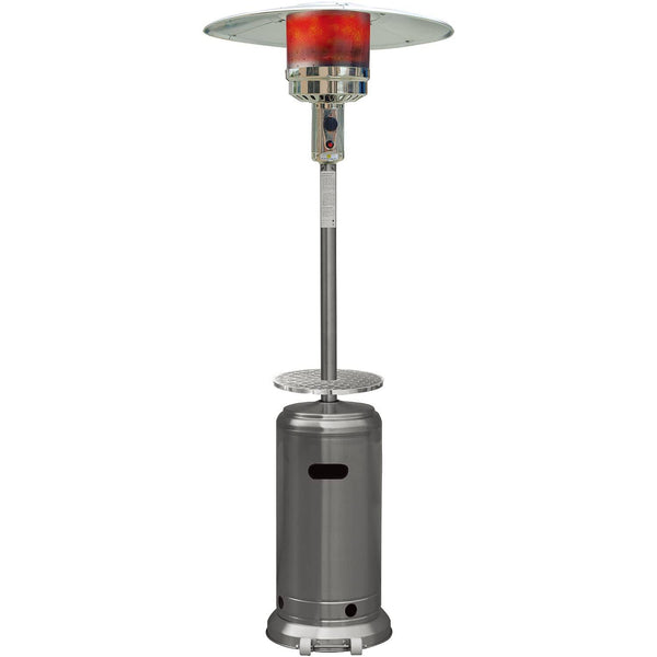 Hanover 7' Tall 41, 000 BTU Stainless Steel Umbrella Propane Patio Heater