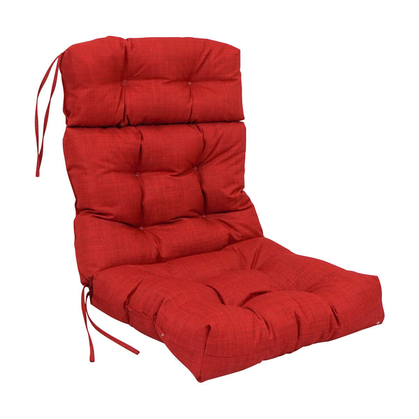 Blazing Needles 22 - inch by 45 - Inch Spun Polyester Solid Outdoor Tufted Chair Cushion