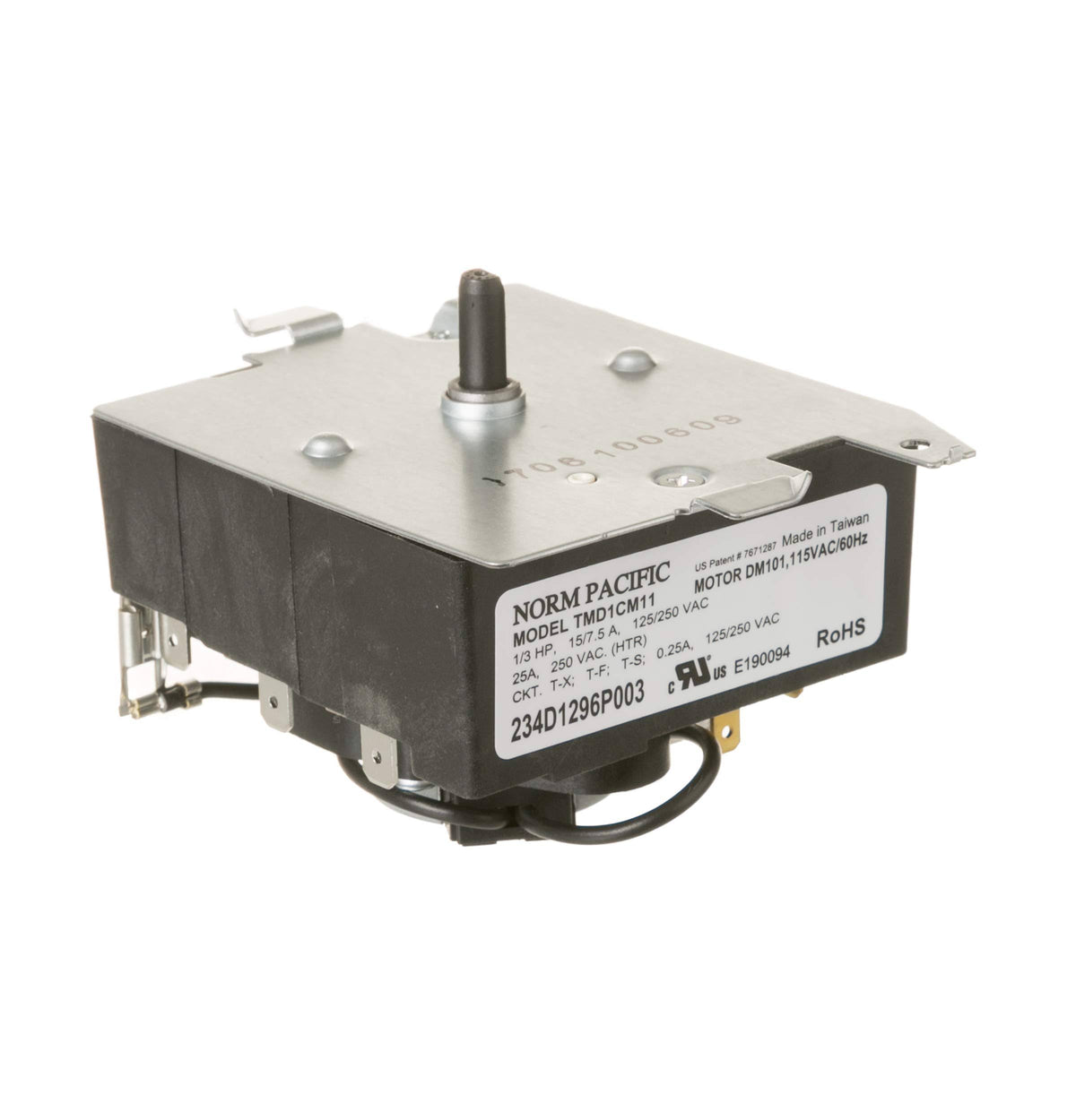 Parts Master Replacement for GE/Hotpoint Dryer Timer - We04x20415, PS9491767, AP5805477 - Hotpoint/GE Appliance Dryer Timer - 1 - Year Limited