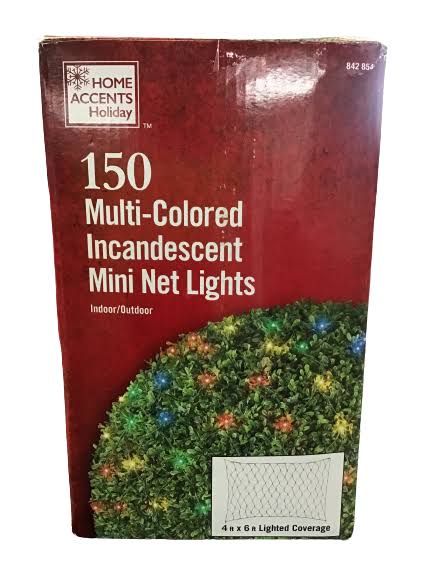 Home Accents Holiday 150 Mini Incandescent Net Lights, Multi - Colored