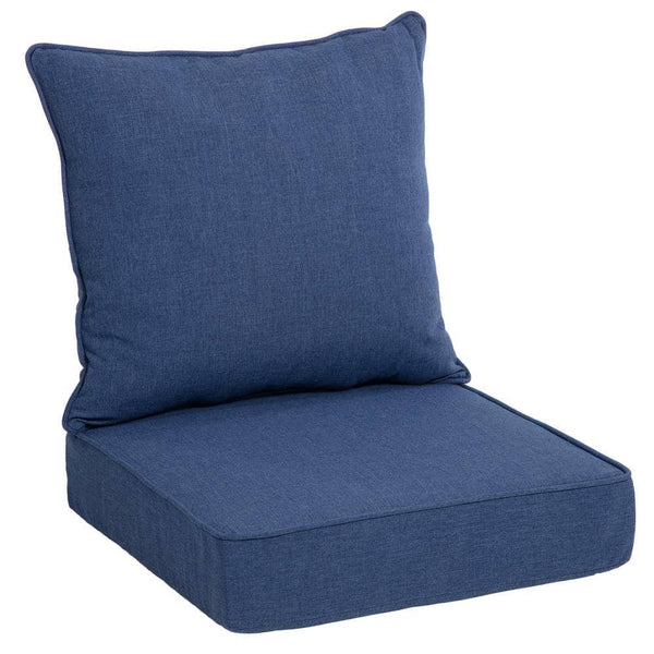 24 in. x 22.5 in. Oceantex Deep Marine 2 - Piece Deep Seating Outdoor Lounge Chair Cushion