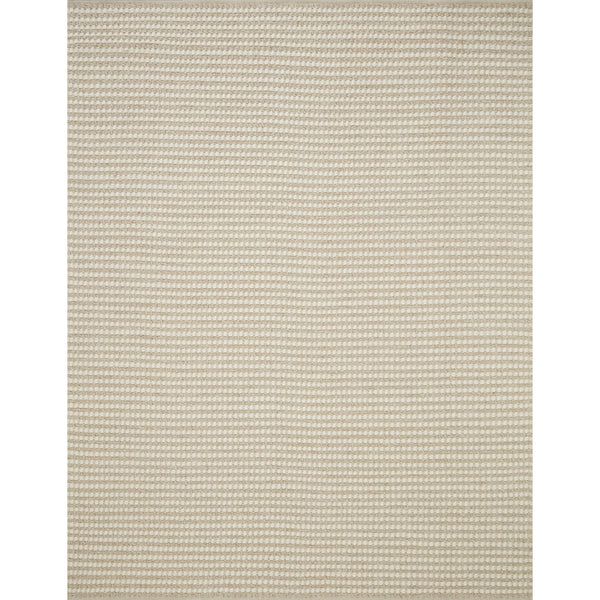 Amber Lewis x Loloi Ojai Ivory / Natural Area Rug White Square 1'6"