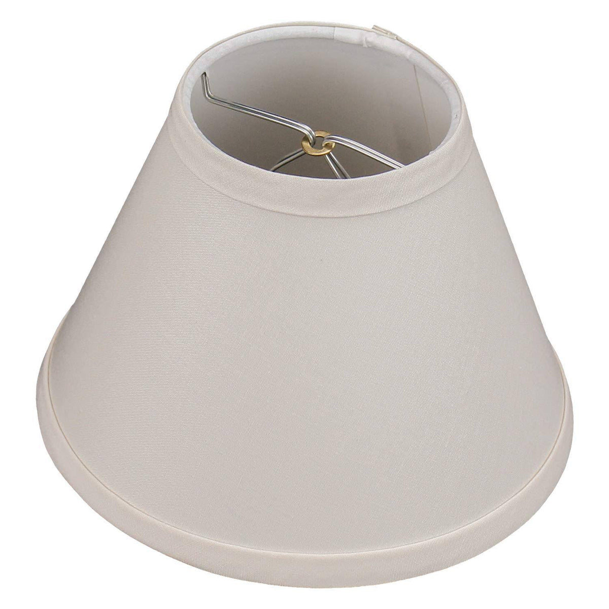 FenchelShades.com Lampshade 4" Top Diameter x 8" Bottom Diameter x 6" Slant Height with Clip - On Attachment for Standard Edison - Style Lightbulb
