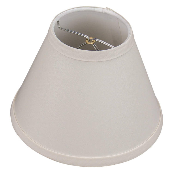 FenchelShades.com Lampshade 4" Top Diameter x 8" Bottom Diameter x 6" Slant Height with Clip - On Attachment for Standard Edison - Style Lightbulb