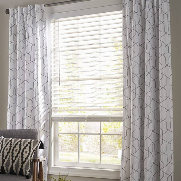 Better Homes & Gardens 2 - Inch Cordless Faux Wood Horizontal Window Blinds, White, 23x64, Size: 23 inchw x 64 inchLarge