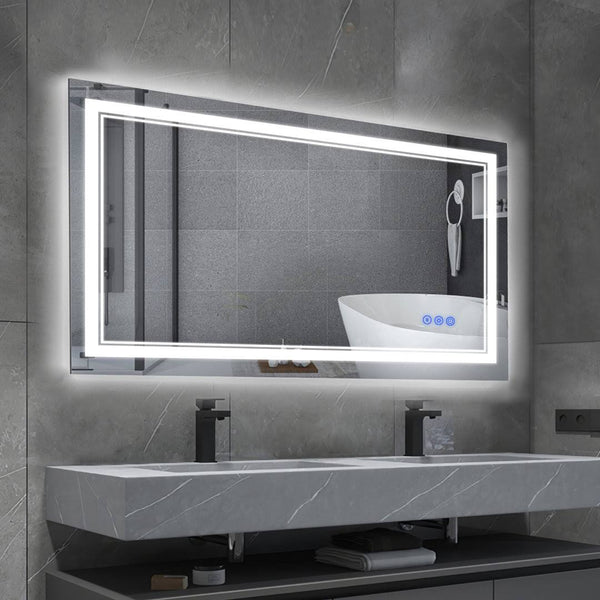 Hedwige Timing Function LED Anti - Fog Bathroom / Vanity Mirror Brayden Studio Size: 24" x 40"