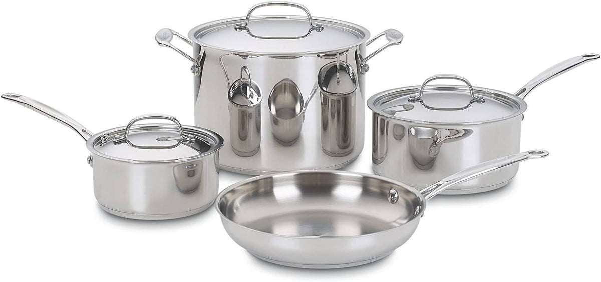 Cuisinart 77 - 7 Chef's Classic Stainless 7 - Piece Cookware Set
