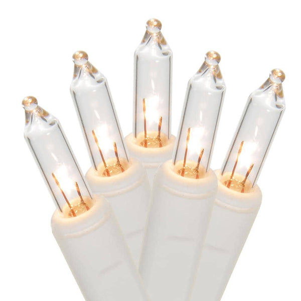 Holiday Living 100 - Count 20.62 - ft White Incandescent Plug - In Christmas String Lights - L1100119CU12