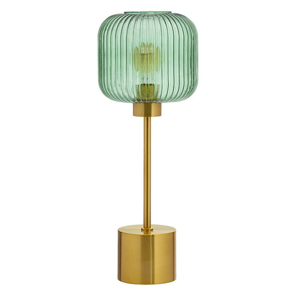 Gracieleigh 21.25" Table Lamp Joss & Main Shade Color: Green