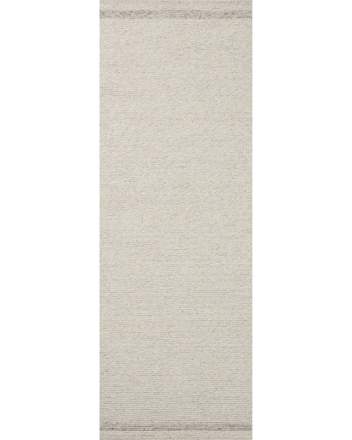 Magnolia Home by Joanna Gaines x Loloi 2'6" 7'6" Mist/Silver Ashby ASH - 02 Runner Area Rug