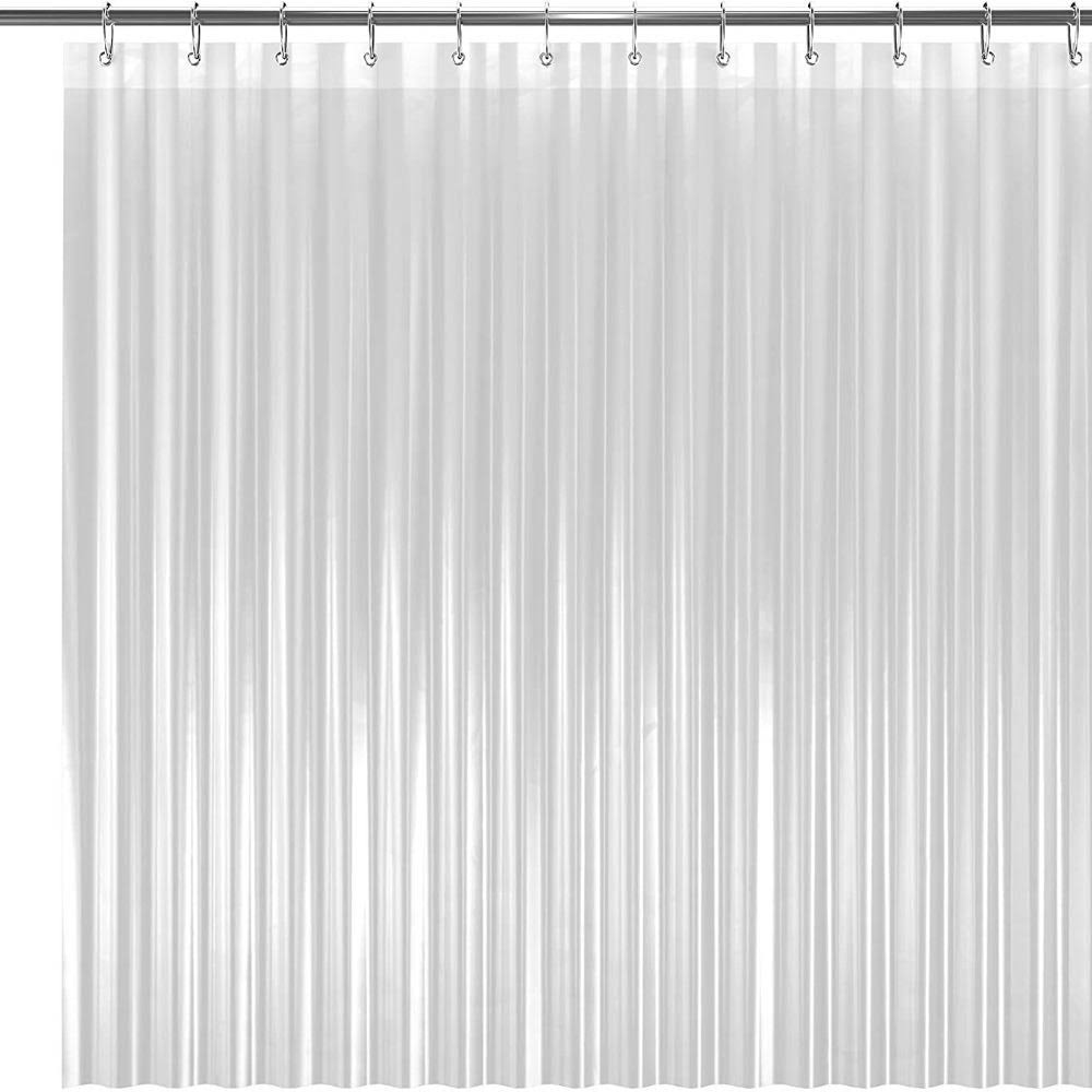 Liba Bathroom Shower Curtain - Liner - Waterproof Plastic Shower Curtain Premium Peva Non - Toxic Shower - Liner with Rust Proof Grommets Frosted 8g