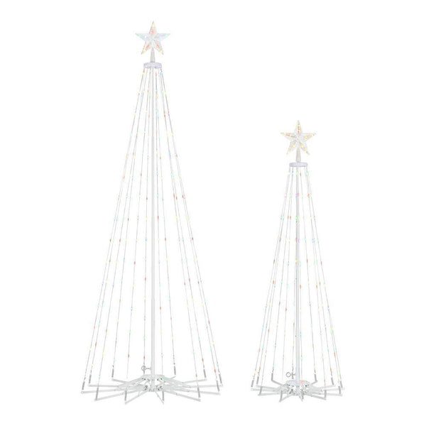 Home Accents Holiday 2 - Piece Multi LED Cone Trees