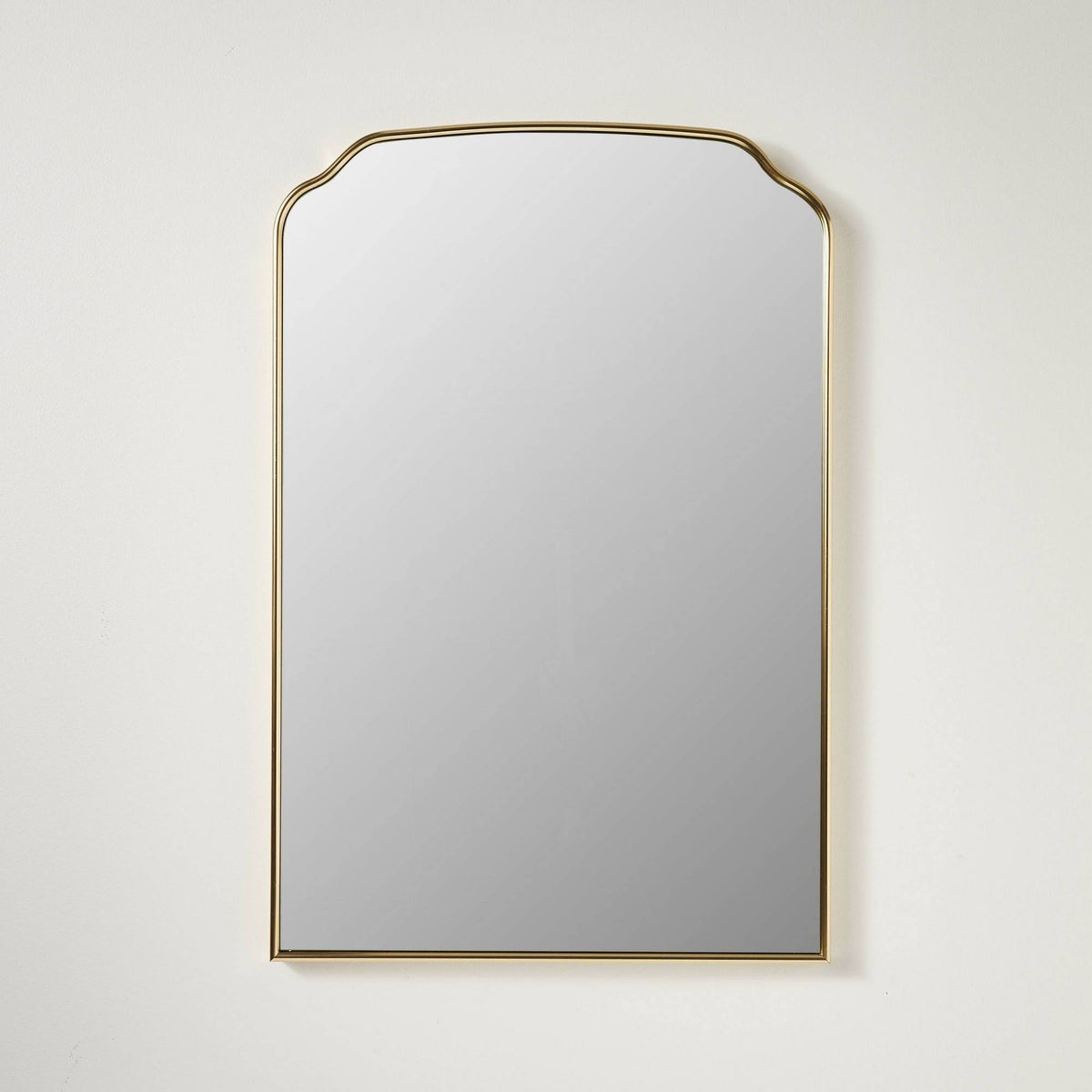 20"x30" Romantic Arch Aluminum Wall Mirror Brass - Threshold Designed with Studio McGee