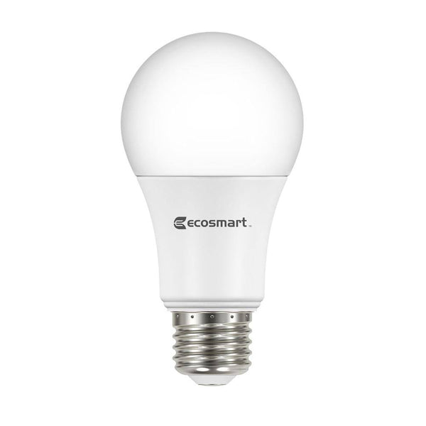 Ecosmart 60 - Watt Equivalent A19 Non - Dimmable LED Light Bulb Daylight (8 - Pack)