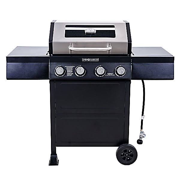 Even Embers 4 - Burner GAS Grill with Glass Window, GAS3400AS