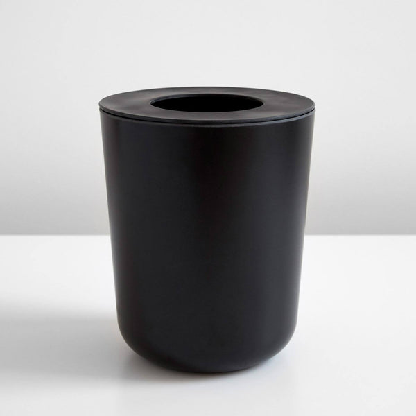 Bano Bamboo Bathroom Bin in Various Colors - Black - EKOBO
