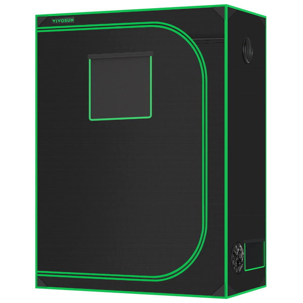 5x2 Grow Tent, 60"x32"x80" High Reflective Mylar with Observation Window for Hydroponics Indoor Plant