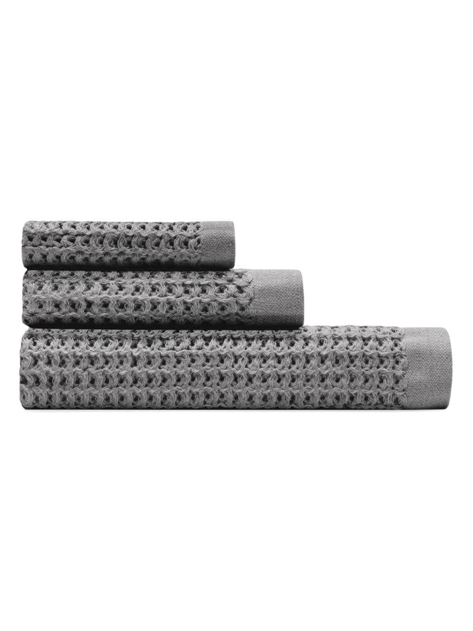 Onsen Bath Towel 3 - Piece Set - Cinder Grey