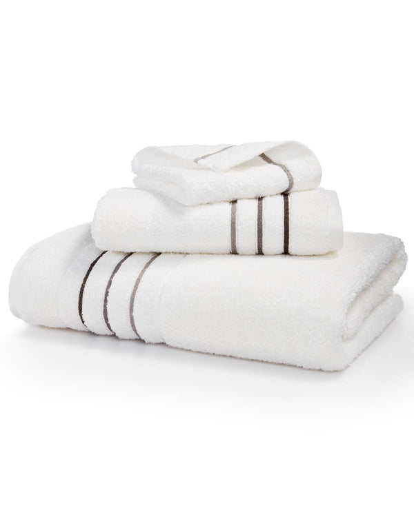 Hotel Collection Ultimate Borderline 30" x 56" Bath Towel, Created for Macy's - Grey