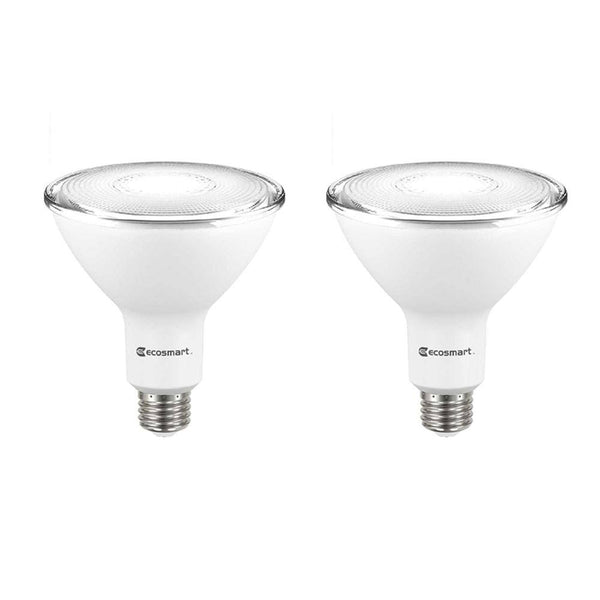 Ecosmart 90 - Watt Equivalent PAR38 Dimmable Energy Star Flood LED Light Bulb Bright White (2 - Pack)
