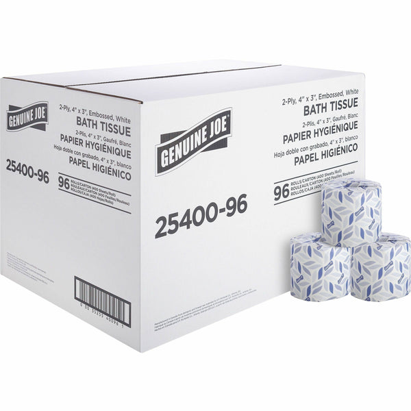Genuine Joe 2 - Ply Standard Bath Tissue Rolls