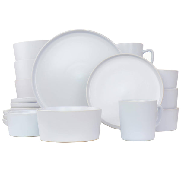 Elama Luxmatte 20 - Piece Dinnerware Set, White