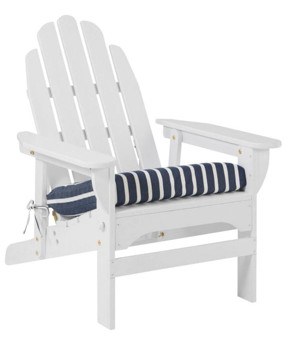 Casco Bay Adirondack Chair Seat Cushion Stripe Blue - L.L.Bean