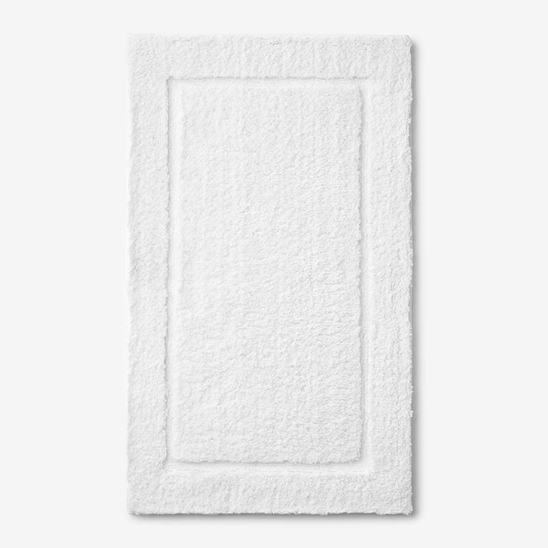 Legends Hotel Regal Cotton Bath Rug - White Size 30x72 - The Company Store