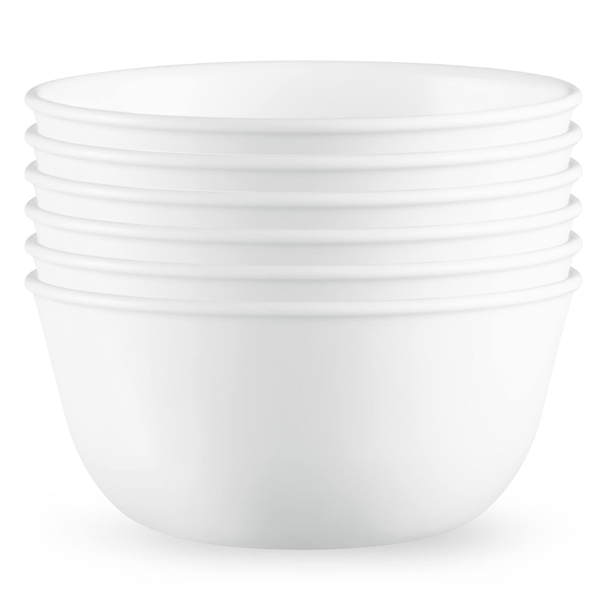 Corelle Vitrelle 28 - oz SoupCereal Bowls Set of 6, Chip & Crack Resistant Dinnerware Bowls for Soup, Ramen, Cereal and More, Trip
